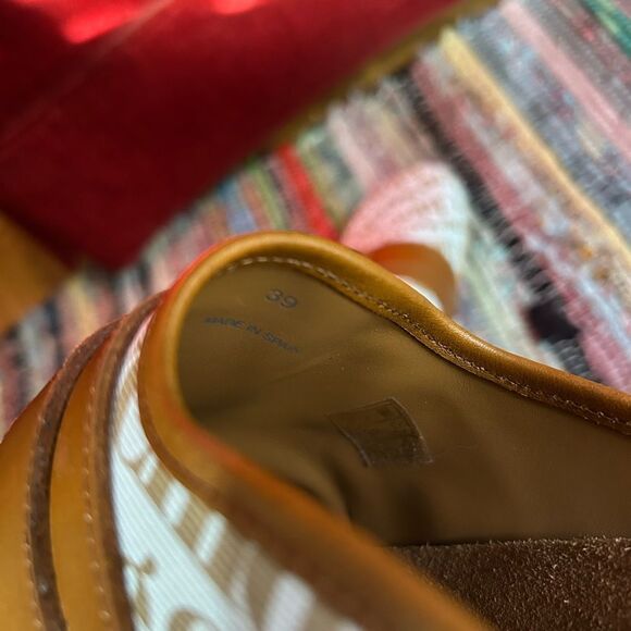 SeebyChloé Tan and White mules Slippers Size 39/8 - Picture 11 of 16
